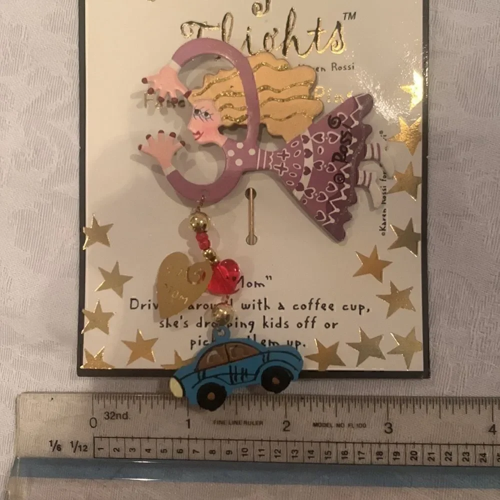 Karen Rossi Fanciful Flights #1 Mom Lapel Pin